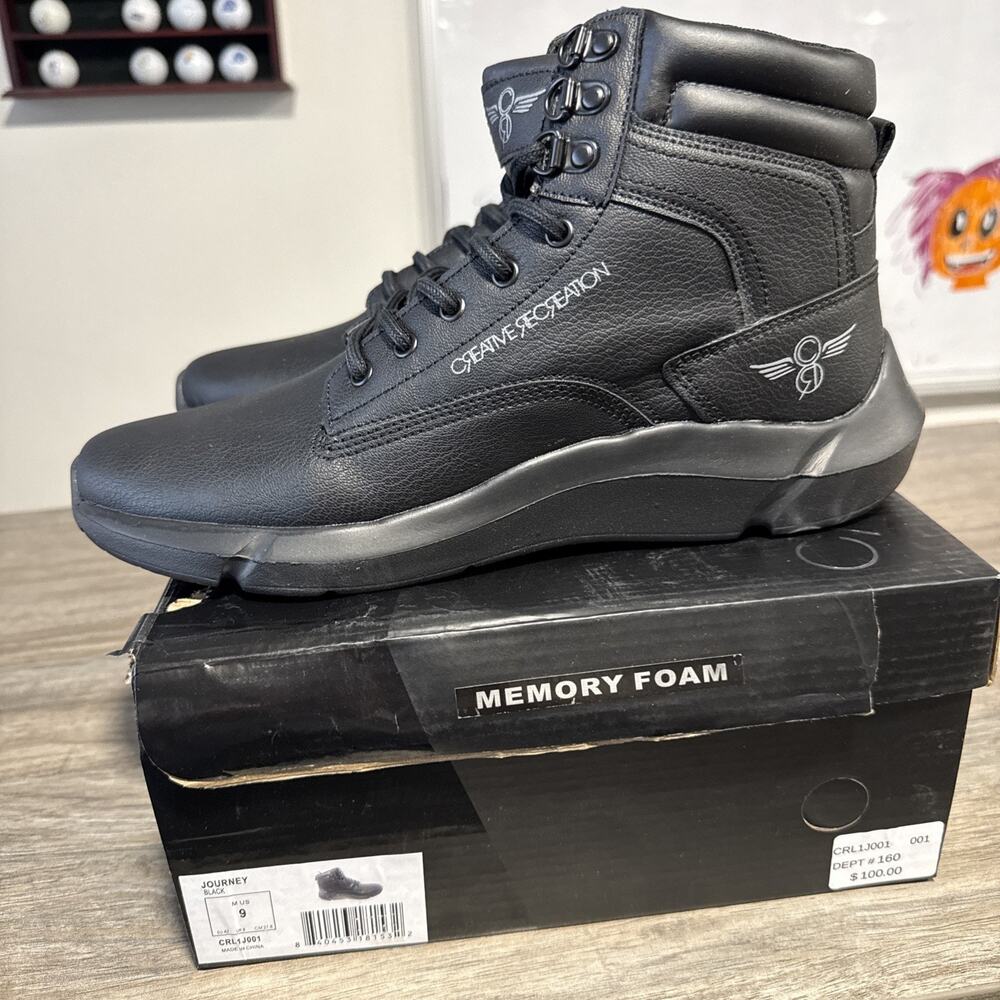 Creative Recreation Journey Black Men’s Shoes Sz 11 CRL1J001 Streetwear Sneakers